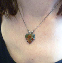 Load image into Gallery viewer, Peanut Obsidian Heart Pendant
