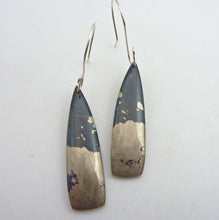 Load image into Gallery viewer, Apache Gold Long Triangle Earrings