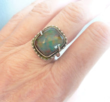 Load image into Gallery viewer, Aurora Opal Beaded Ring, Size 8 1/2