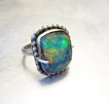Load image into Gallery viewer, Aurora Opal Beaded Ring, Size 8 1/2