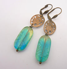 Load image into Gallery viewer, Climbing Vine Earrings, OOAK