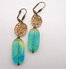 Load image into Gallery viewer, Climbing Vine Earrings, OOAK