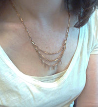 Load image into Gallery viewer, Copper Chain Dangle Necklace
