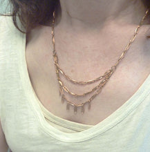 Load image into Gallery viewer, Copper Chain Dangle Necklace
