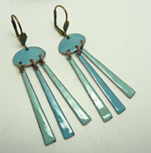 Load image into Gallery viewer, Enamel Fringe Earrings