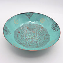 Load image into Gallery viewer, Mystical Eye Bowl, Enamel on Copper