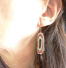 Load image into Gallery viewer, Nissan Fordite Earrings, Mid Century Modern