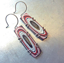 Load image into Gallery viewer, Nissan Fordite Earrings, Mid Century Modern