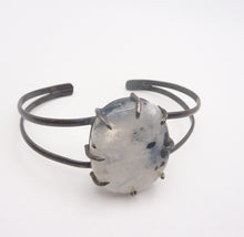 Load image into Gallery viewer, Rainbow Moonstone Cuff Bracelet