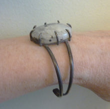 Load image into Gallery viewer, Rainbow Moonstone Cuff Bracelet