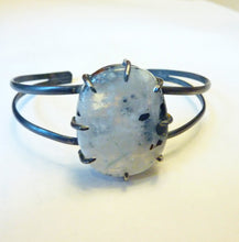 Load image into Gallery viewer, Rainbow Moonstone Cuff Bracelet