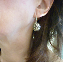 Load image into Gallery viewer, Fine Silver Paisley Swirl Earrings