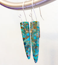 Load image into Gallery viewer, Turquoise Spear Earrings