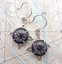 Load image into Gallery viewer, Compass Rose Earrings