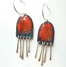 Load image into Gallery viewer, Sea Jelly Enamel Earrings