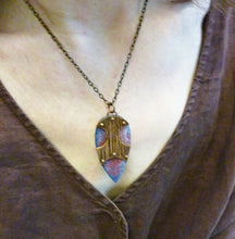 Load image into Gallery viewer, Enamel 3D Bird Totem Pendant