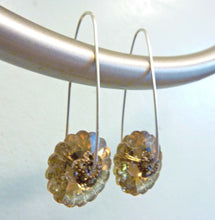 Load image into Gallery viewer, Margarita Hoop Earrings, Vintage Swarovski Crystal