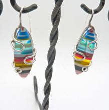 Load image into Gallery viewer, Surfite Rainbow Earrings, One-of-a-Kind