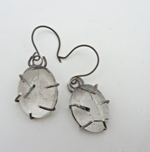 Load image into Gallery viewer, Tourmalated Quartz Earrings, OOAK