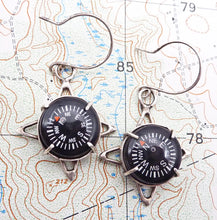 Load image into Gallery viewer, Compass Rose Earrings