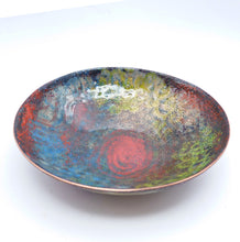 Load image into Gallery viewer, Rose Bowl, Enamel on Copper, OOAK