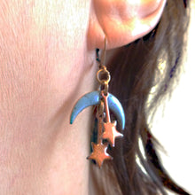 Load image into Gallery viewer, Shooting Stars Enamel Earrings