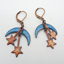Load image into Gallery viewer, Shooting Stars Enamel Earrings