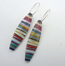 Load image into Gallery viewer, Surfite Striped Hoop Earrings