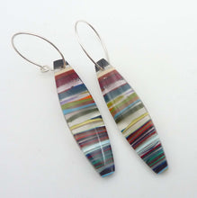 Load image into Gallery viewer, Surfite Striped Hoop Earrings