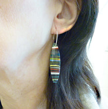 Load image into Gallery viewer, Surfite Striped Hoop Earrings