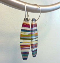 Load image into Gallery viewer, Surfite Striped Hoop Earrings