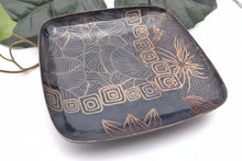 Load image into Gallery viewer, Tropicalia Dish, Enamel on Copper, OOAK
