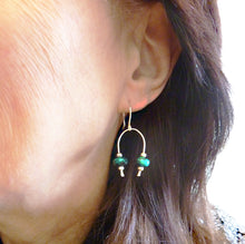 Load image into Gallery viewer, Turquoise Archway Earrings