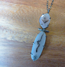 Load image into Gallery viewer, Dendritic Agate Twig Pendant