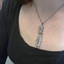 Load image into Gallery viewer, Dendritic Agate Twig Pendant