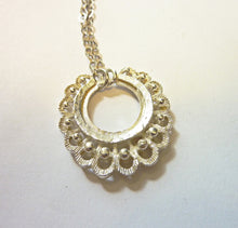 Load image into Gallery viewer, Coquille Necklace, Scallop Fan, Bronze or Sterling Silver