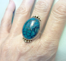 Load image into Gallery viewer, Dragon's Vein Agate Ring, Size 7.5