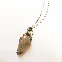 Load image into Gallery viewer, Fossil Coral Fan Necklace