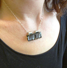 Load image into Gallery viewer, Hypersthene Stripes Pendant