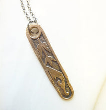 Load image into Gallery viewer, Eastlake Pendant, Bronze or Sterling Silver