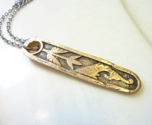 Load image into Gallery viewer, Eastlake Pendant, Bronze or Sterling Silver