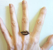 Load image into Gallery viewer, Hot Lips Ring, Bronze or Sterling Silver