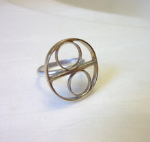 Load image into Gallery viewer, Double Eclipse Ring, Geometric Mod Ring