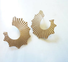 Load image into Gallery viewer, Mermaid's Tail Earrings, Bronze or Sterling Silver