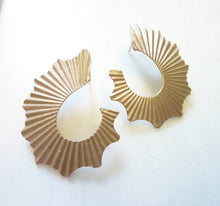 Load image into Gallery viewer, Mermaid's Tail Earrings, Bronze or Sterling Silver