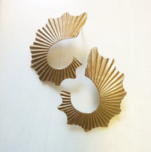 Load image into Gallery viewer, Mermaid's Tail Earrings, Bronze or Sterling Silver