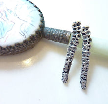 Load image into Gallery viewer, Tentacle Stud Earrings, Bronze or Sterling Silver