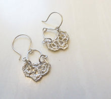 Load image into Gallery viewer, Moroccan Lace Dangle Earrings, Sterling Silver or Bronze