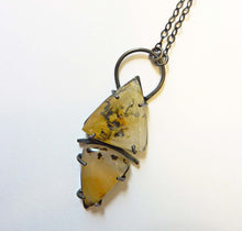 Load image into Gallery viewer, Dendritic Agate Necklace, Montana Agate, OOAK