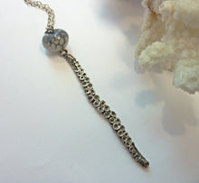 Load image into Gallery viewer, Tentacles Pendant, Octopus, Lace Agate Bead
